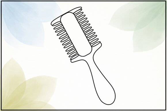 Hair Brush Line Art Review