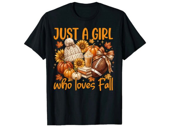 Just a Girl Loves Fall T-Shirt